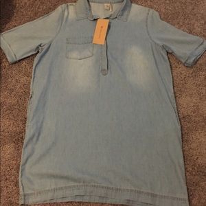 Large Paper Crane Tunic Dress